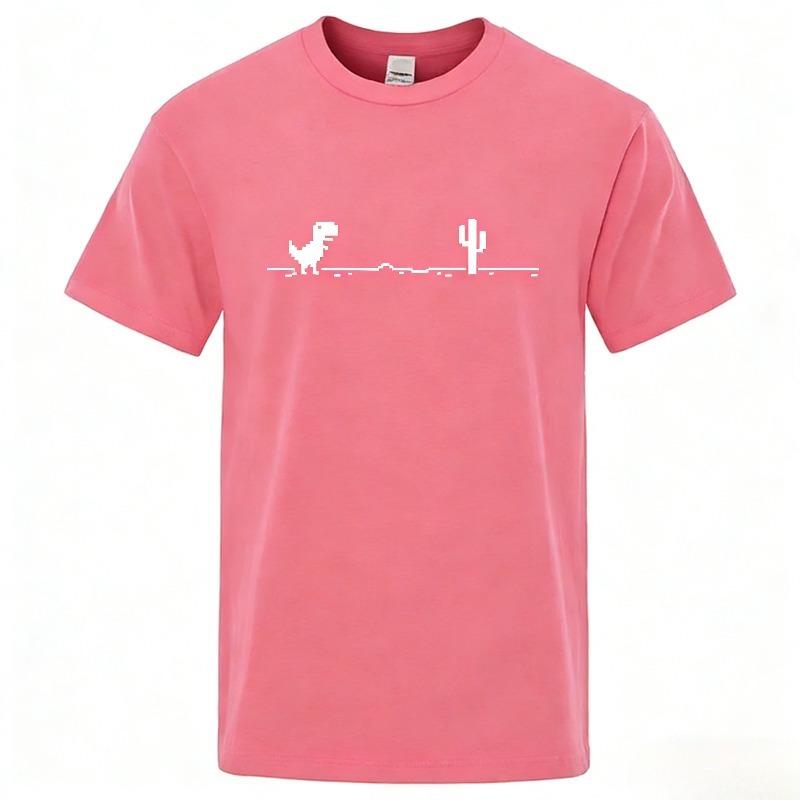 

Men T-shirts Funny Tops Summer 100% Cotton Unisex Casual O-Neck Tee Streetwear Sweat-Absorbent High Quality Vintage Lightweight M