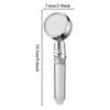 Filter Shower Head High Pressure Impurity Removal Sprayer Shower Filtered Head for Hard Water for Daily Bathing Washing Bathtub