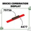 Non-Toxic 61Pcs/Lot 4477 1X10 Thin Building Block Moc Accessories Compatible With Brick Children Toys Gift Box