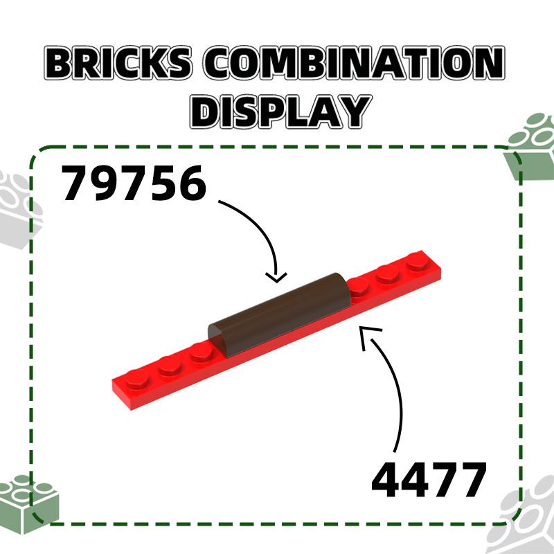 Non-Toxic 61Pcs/Lot 4477 1X10 Thin Building Block Moc Accessories Compatible With Brick Children Toys Gift Box