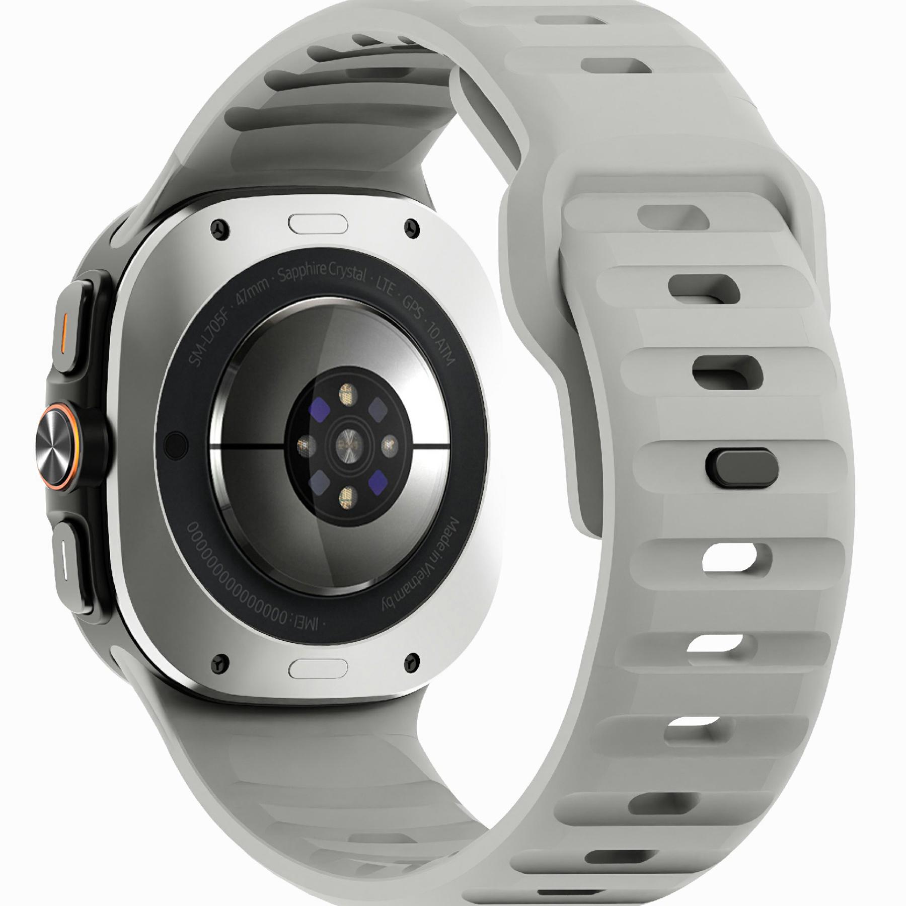 

Для Samsung Galaxy Watch Ultra 47 мм Силиконовый ремешок для часов Дышащий Спортивный ремешок для часов H