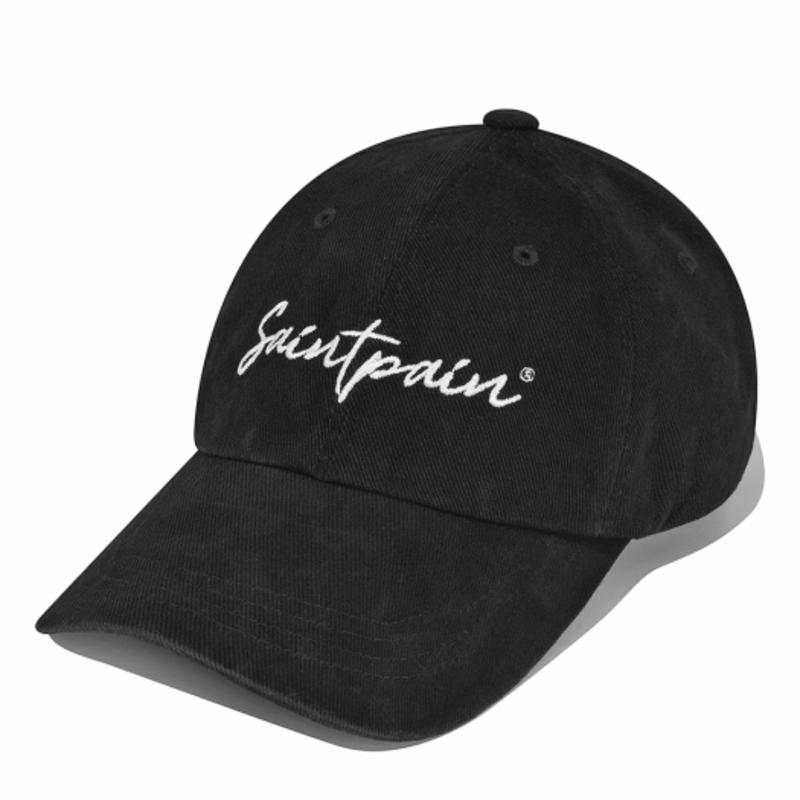 SAINTPAIN SP CALLY LOGO BALL CAP-BLACK