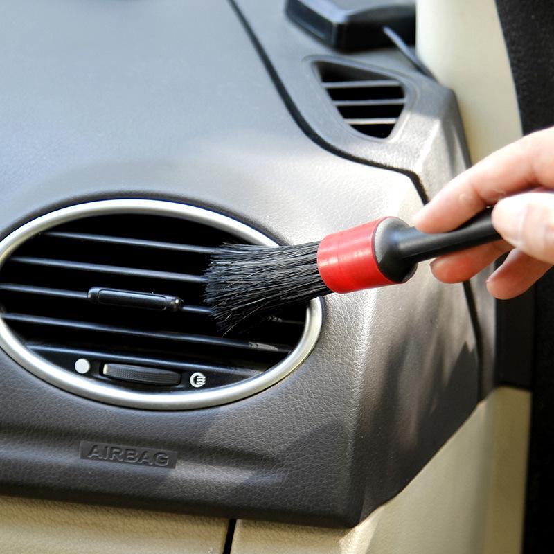 Soft Bristle Car Cleaning Brush for Detailed Interior and Wheel Care