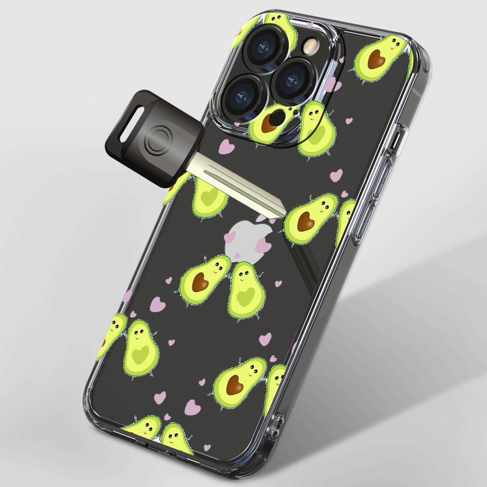 Phone Case For iPhone 15 16 14 13 11 12 Pro Max X XR XS 7 8 Plus SE Transparent Soft Cover Fundas Cartoon Cute Pig Panda Avocado