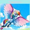 Regenbogen-Dash-Drachen aus Polyester mit Fiberglasgestell für das Spielen von Kindern im Freien