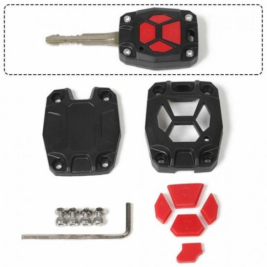 Car Key Fob Cover Case Protector Shell Trim for 4Runner 2010-2020 Black