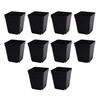 Puntos 10Pcs Bonsai Planter Nursery Flower Pot Garden Square Home Plastic Decor Supply