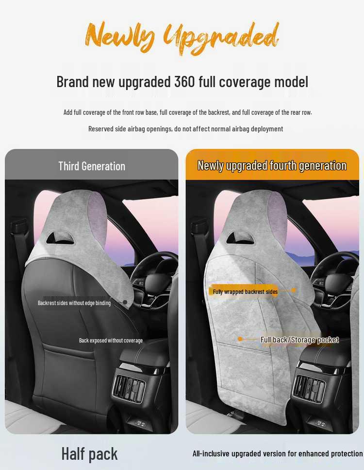 BYD Seagull 2025 Special Car Seat Cushion - Full Coverage, Breathable, Four Seasons Use