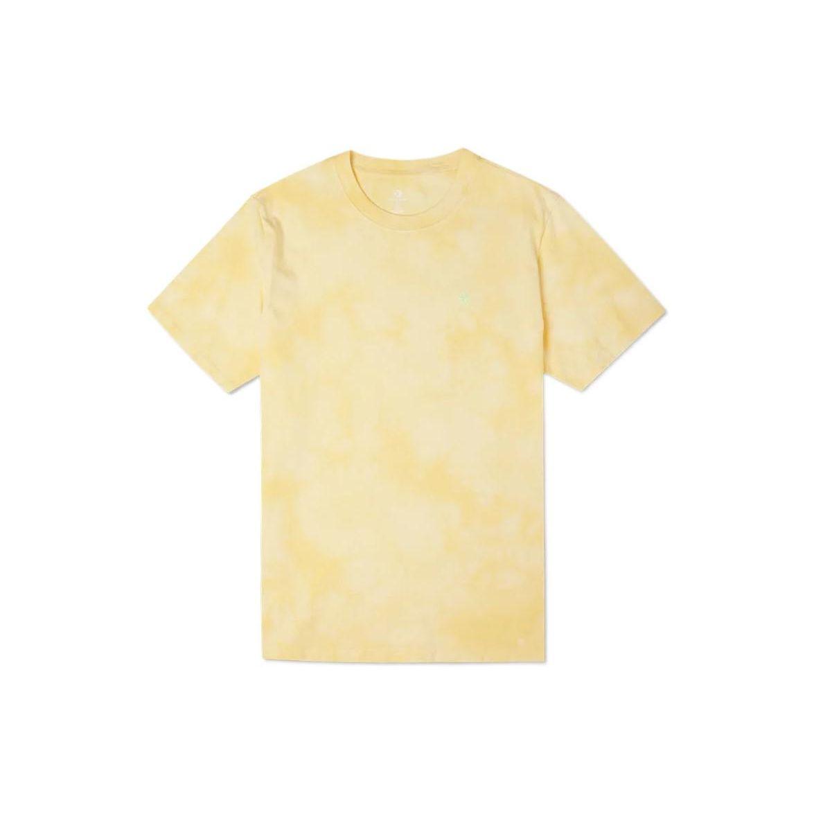 

Converse Tie-Dye Vintage Crew Neck Футболка с коротким рукавом Мужские топы Желтый 10021490-A04