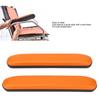 Wheelchair Arm Pads Long PU Leather Waterproof Orange Universal Drive Wheelchair Armrest