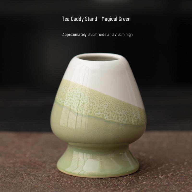 Japanese Ceramic Matcha Whisk Stand - Song Dynasty Tea Ceremony Accessory