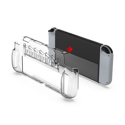 Switch OLED Case, Switch OLED Protective Cover with 6 Game Card Slots, Switch OLED Hard Shell Grip Case