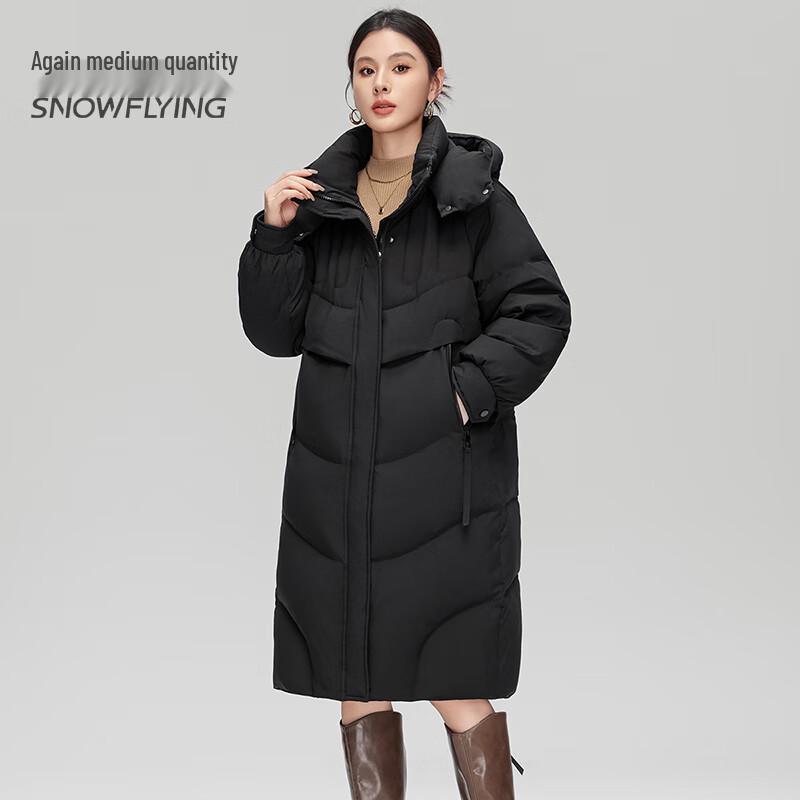 

SNOWFLYING Women s Cozy Winter Mid-Length Down Jacket S