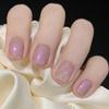 Short European Square Purple Glitter Aurora European and American Ins Wind Fake Nail Whitening Film