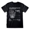Millenium Falcon Sketch Merch Tshirt M New