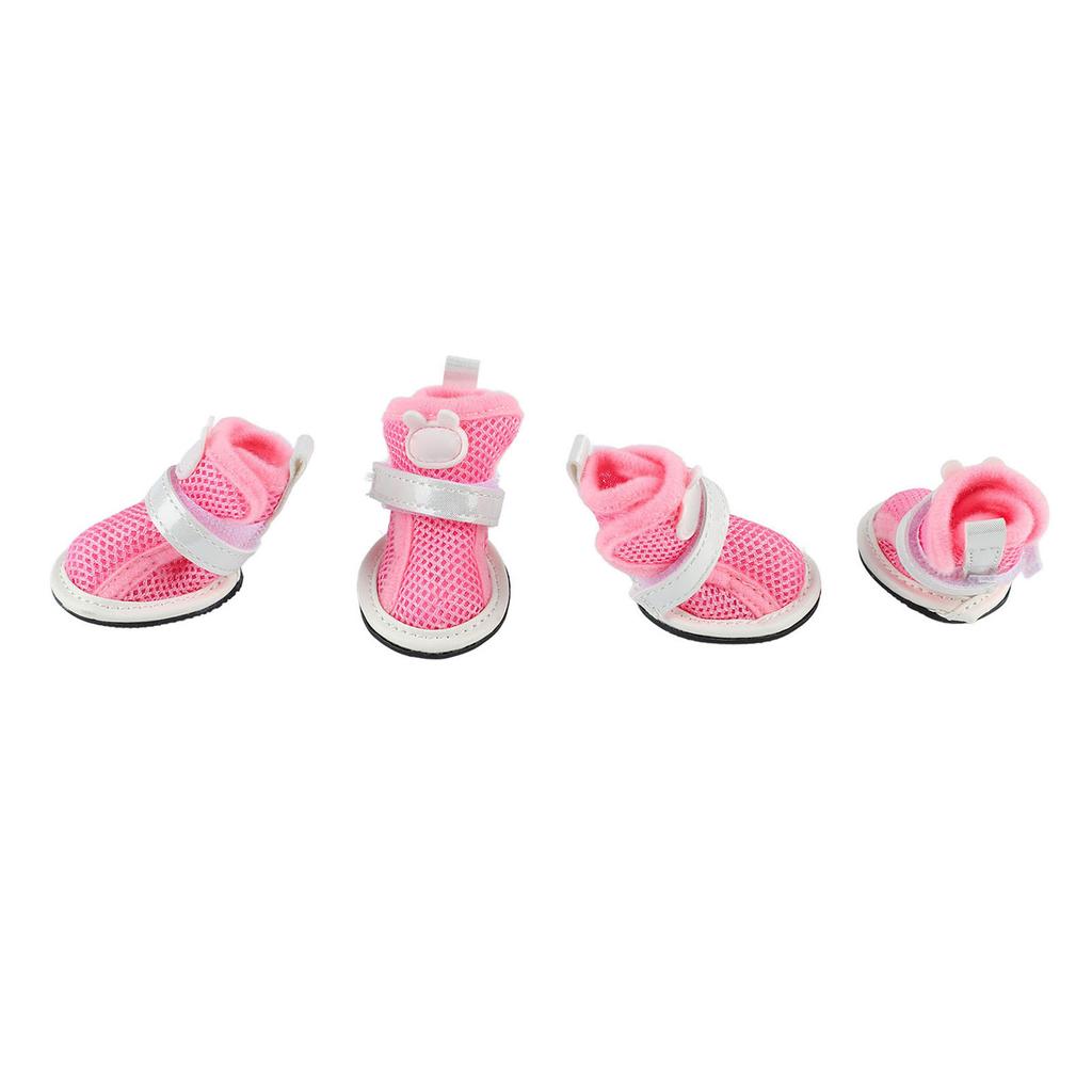 Siatkowe buty dla psa zapobiegające poślizgowi oddychające lekkie modne szczenięce buty dla Bichona Teddy