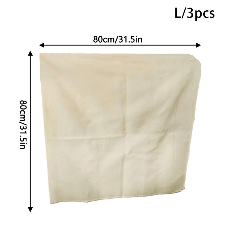 3 ks Čistá bavlna Pařák Utěrka Domácí Zásuvková Utěrka Podložka na dušenou rýži a buchty Čtvercová Bavlněná Gáza Kuchyňský Pařák