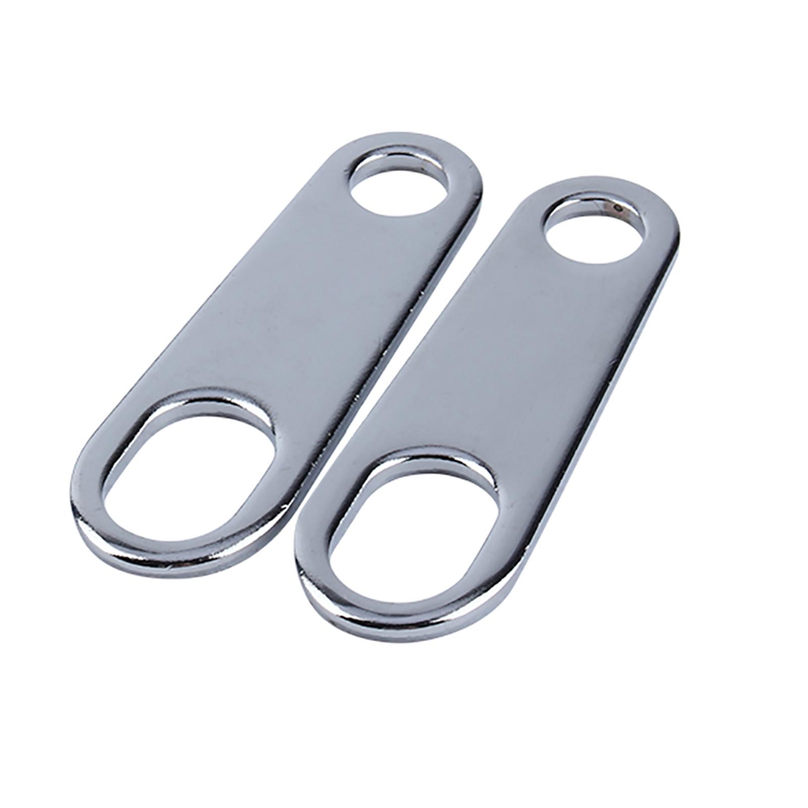 Turn Signal Bracket     Shock Mounts Fork Clamp Light Brackets for Custom Bobber XL Silver Metal Pack of A Pair