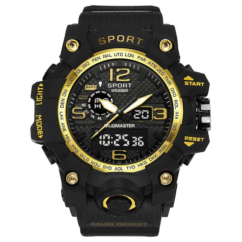 Electronic Watch Male Model Student Junior High School Youth Multi-functional Sports Male Model Luminous Electronic Watch