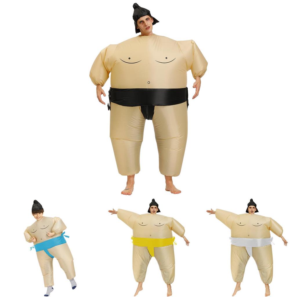 Fun And Quirky Sumo Wrestler Inflatable Costume Perfect For Parties And Cosplay