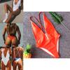 Premium Women One Piece Swimsuit Bikini Set Featuring Push-up Monokini And Zipper Design