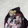 [USED] Vintage 2000s Naruto Gaara Short Sleeve Shirt, Anime, Manga, Black, Size 10