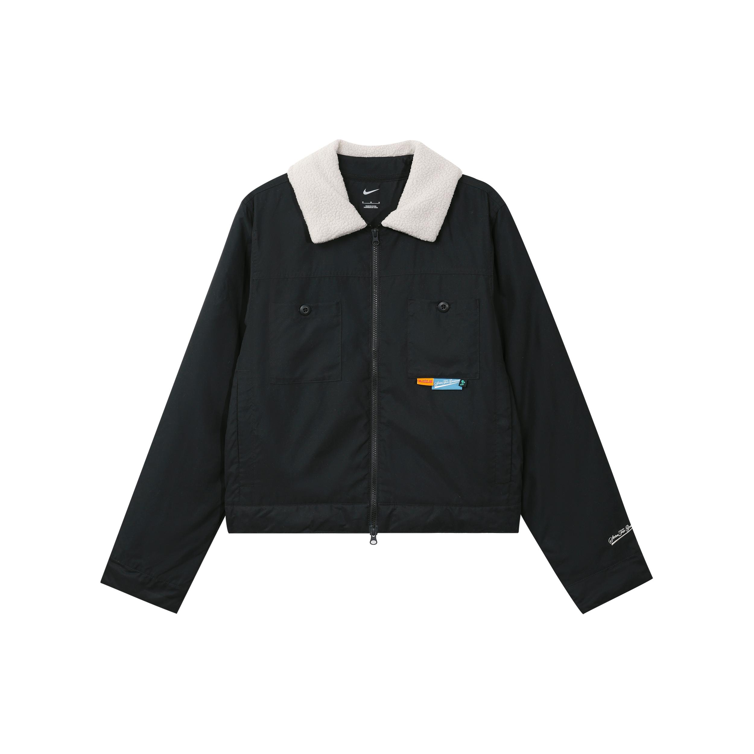 Мужские пуховики Nike Черный Лацканы Умеренные DA6716-010 XXXL