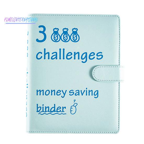 Money Saving Binder with 100 Envelopes A5 Budget Planner Book - Colorful Challenge Sheets Cash Envelopes, A5 Size Binder