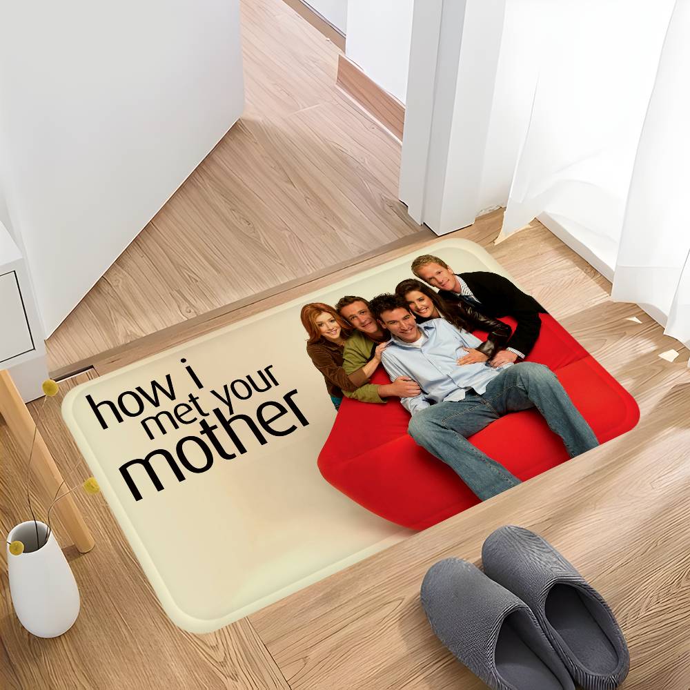 Tapis de salle de bain Classique TV How I Met Your Mother Antidérapant Absorbe l'eau Bande longue Coussin Tapis de chambre Bienvenue Paillasson