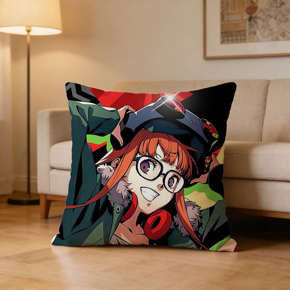 THE DAY BBREAKERS P Ryuji Anne Yusuke Makoto Pillow Case for Sofa Living Room Home office Decor Protective Cover