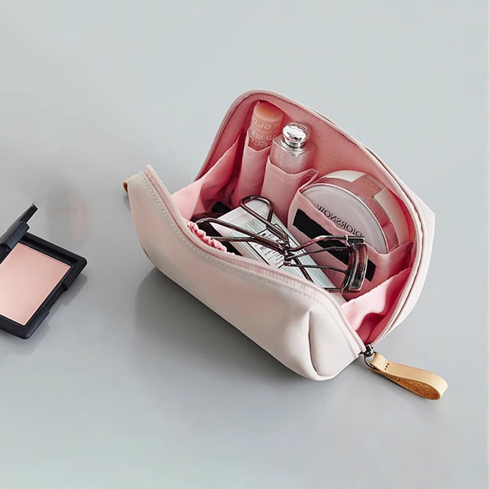 LOYELEY Makeup Compact Storage Bag for Makeup and Small Perfect for Business Trips and Travel Women's Pouch, Stylish, Lightweight, Cosmetics,