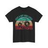 Traktor T-Shirt, Nur Ein Junge, Der Traktoren Liebt Bauernjungen Herren T-Shirt
