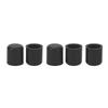 5 Pcs Intake Vacuum Hose Silicone Tube End Plug Cover Lanking Cap 25mm Inner Diameter Universal Fit for Car