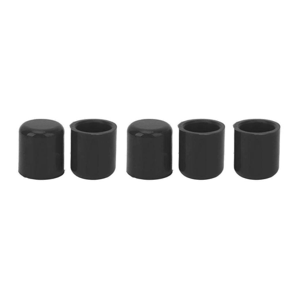 5 Pcs Intake Vacuum Hose Silicone Tube End Plug Cover Lanking Cap 25mm Inner Diameter Universal Fit for Car