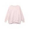 Women's Solid Color Fleece-Lined Loose Fit Crewneck Sweatshirt