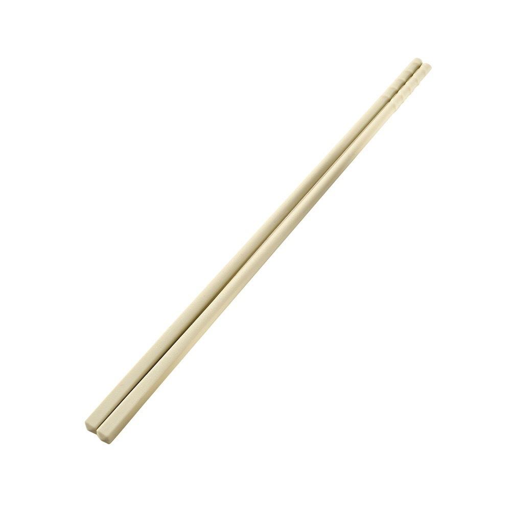 Silicone chopsticks spoon set, household ramen chopsticks spoon two-piece set, tableware, silicone chopsticks small spoon off-white chopsticks (31g)
