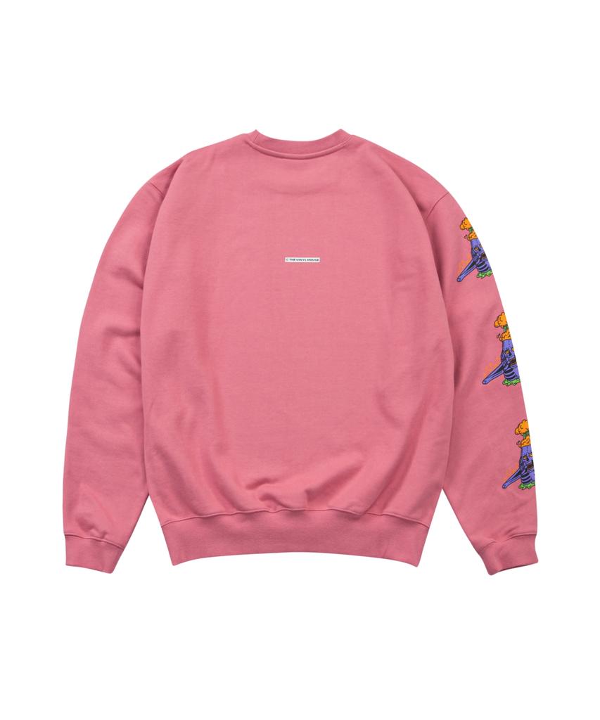 THEVINYLHOUSE Fall In Love Sweatshirts Pink (Vh2Dfum445A)