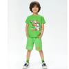 Summer Round Neck 3D Cartoon Pattern Printed Top Fashionable Casual Short Sleeved Children's Boy T-shirts