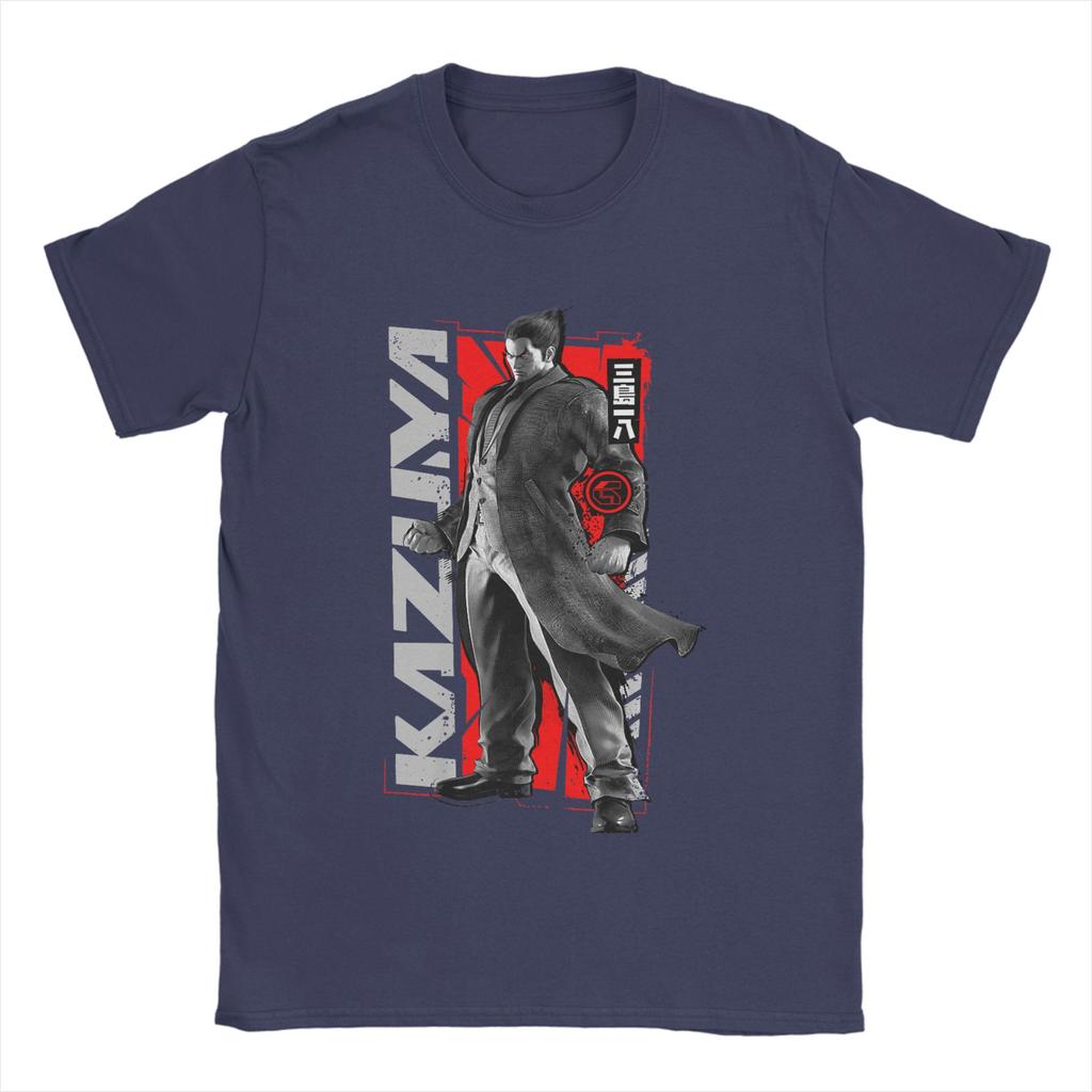 Mens Tekken Game T Shirt Cotton Clothing Vintage Short Sleeve Round Neck Tee Shirt Plus Size TShirts
