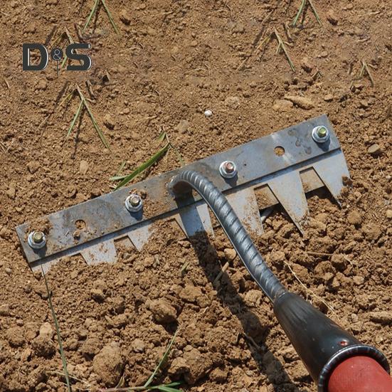 Odłączany grabie ogrodowe ze stali manganowej do wyrywania chwastów Ręczny pazur do usuwania chwastów do wyrywania korzeni w ogrodzie, spulchniania gleby i grabienia trawy