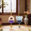 Cartoon Cute Piggy Pendant Beads: Resin Crystal Backpack & Car Decor Blind Box