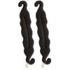 Magic Sponge Clip Foam Donut Hair Styling Bun Maker Curler Tool Ring Twist Black