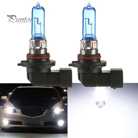 Ampoules de phare halogène au gaz xénon 100W 12V 9005/HB3 6000K, 2 pièces