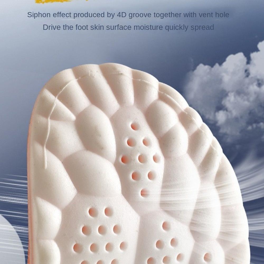 4D Massage Basket Shoe Sole Arch Support Shoe Pads Hot Cloud Soles  for Men and Women