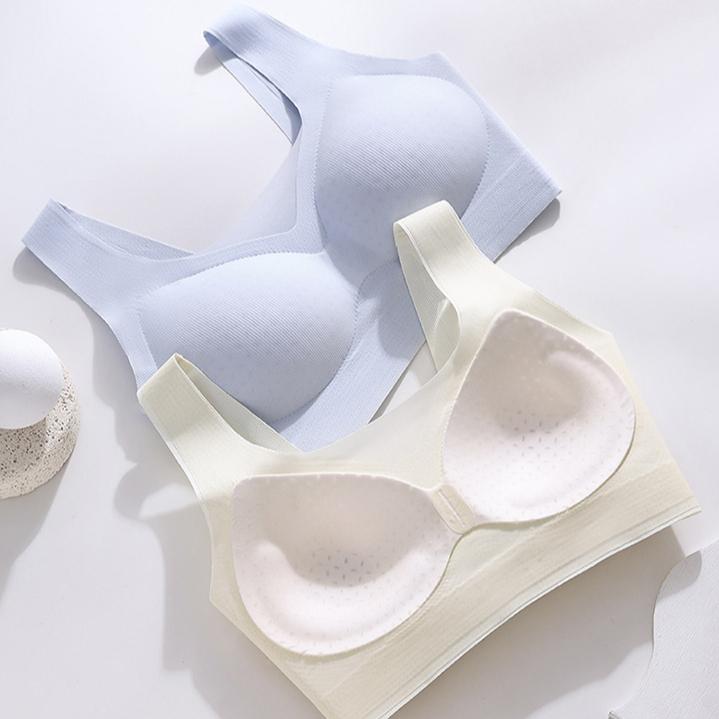 Breathable and Seamless Bra Women's Beautiful Back Underwear Women's Thin Frameless Vest Sports Bra Push Up Bra
