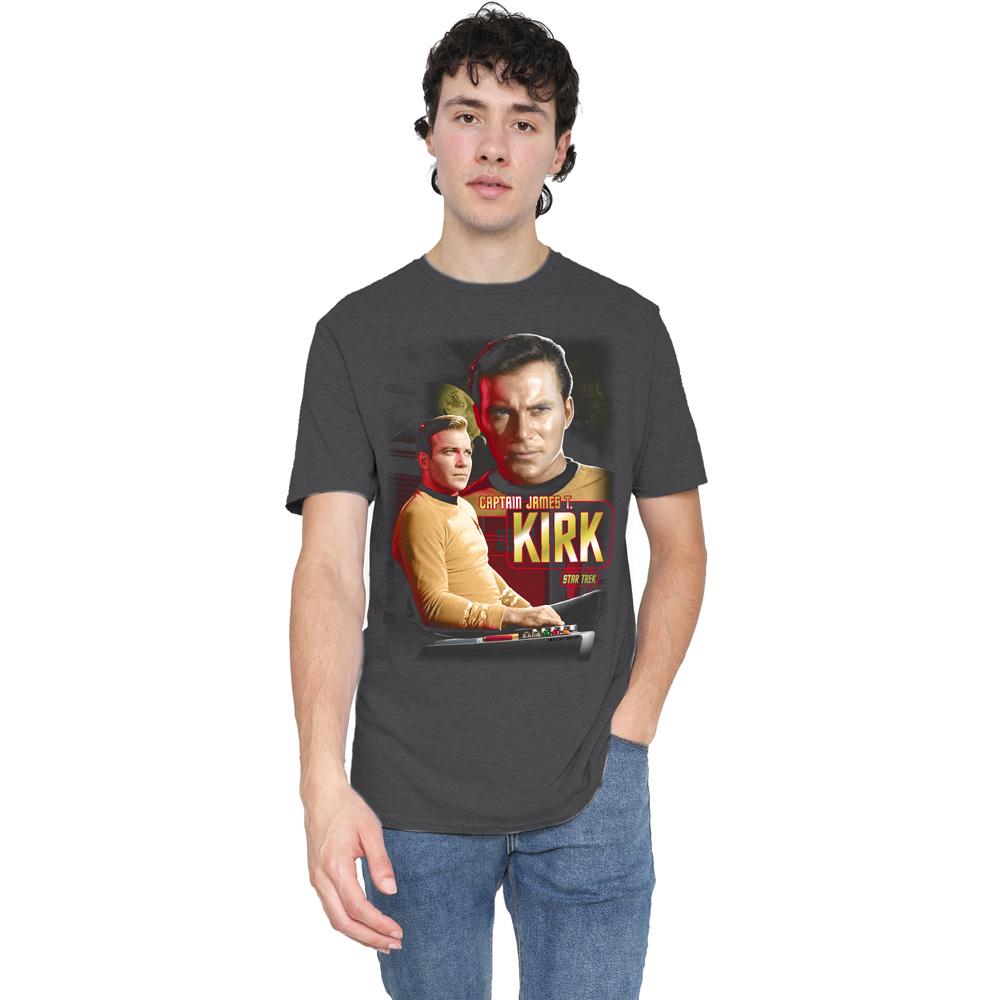 Star Trek Unisex Adult Captain Kirk T-Shirt