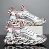 2023 Autumn Men's Tide Sports Shoes with 3D Printed Outsole, Super Light, High Sole, Size 46