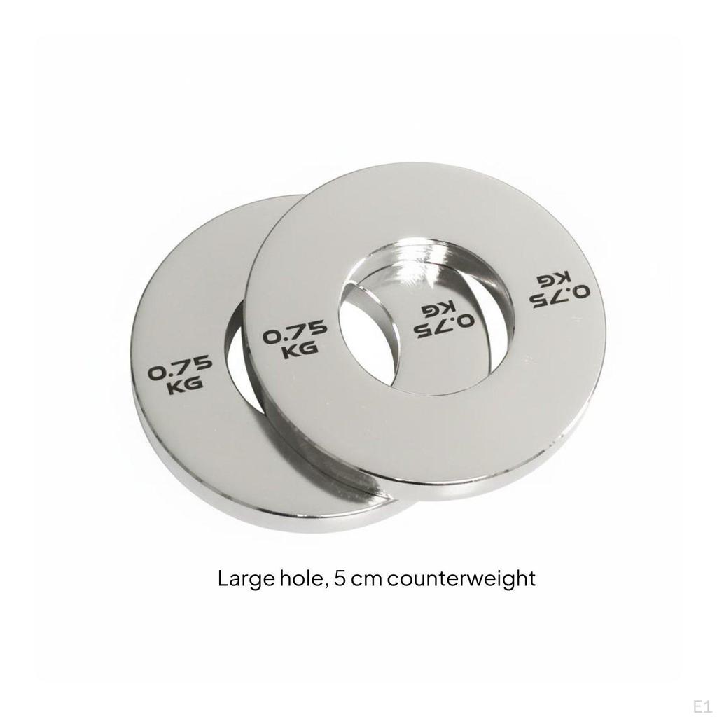 Plaques de Poids Fractionnées Résistantes Accessoire de Micro Haltère pour Haltérophiles,