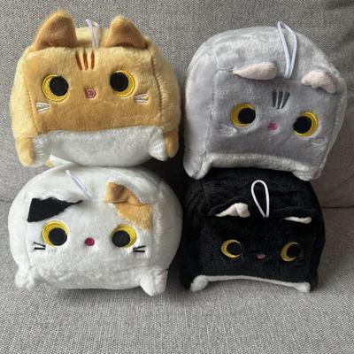 Square Cat Plush Toy - Floppa Block Cat Doll Gift