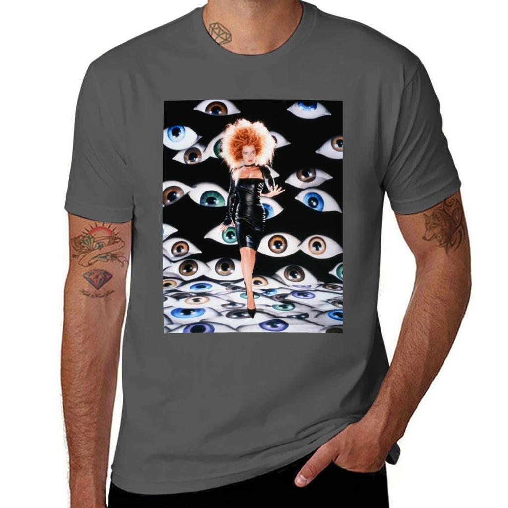 Gillian Anderson x David LaChapelle Tshirt plus sizes sports fans sweat funny t shirts for men